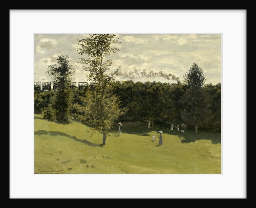 Train in the Countryside, c. 1870 by Claude Monet