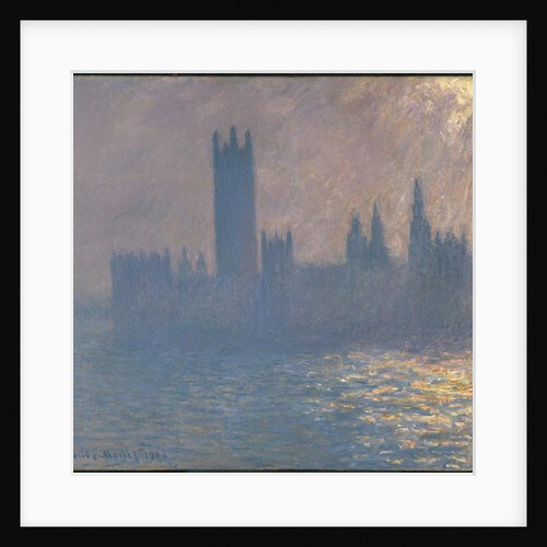 Houses of Parliament, Sunlight Effect (Le Parlement, effet de soleil), 1903 by Claude Monet