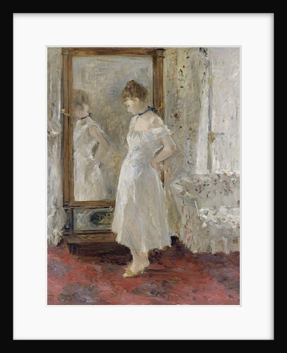 The cheval glass, 1876 by Berthe Morisot