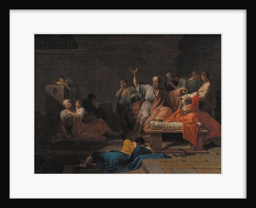 The Death of Socrates, ca 1786 by Jean-François-Pierre Peyron