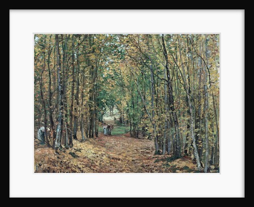 The Woods at Marly by Camille Pissarro