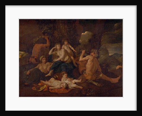 The Infancy of Bacchus, c.1630 by Nicolas Poussin
