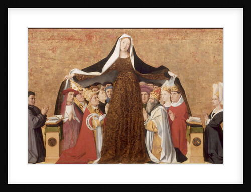 The Virgin of Mercy of the Cadard Family, 1453 by Enguerrand Quarton