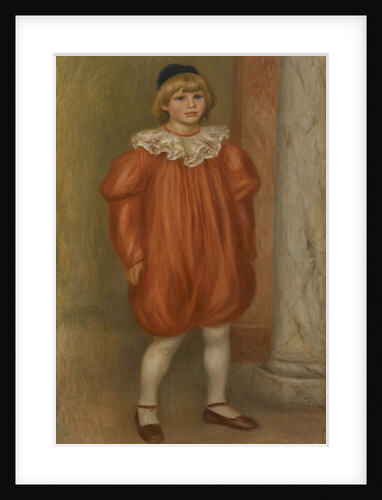 Claude Renoir in Clown Costume, 1909 by Pierre Auguste Renoir