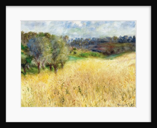 Wheatfield, 1879 by Pierre Auguste Renoir