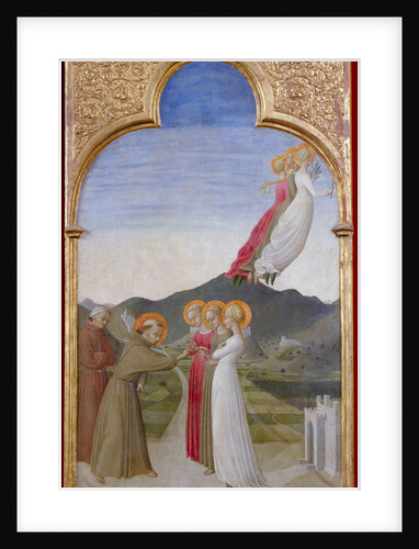 The Mystical Marriage Of St. Francis Of Assisi, 1444 by Sassetta