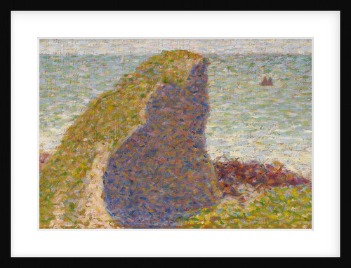 Le Bec du Hoc, Grandcamp (Study), 1885 by George Pierre Seurat
