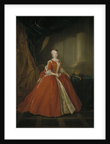Portrait of the Princess Maria Amalia of Saxony (1724?1760) in Polish costume, 1738 by Louis de Silvestre