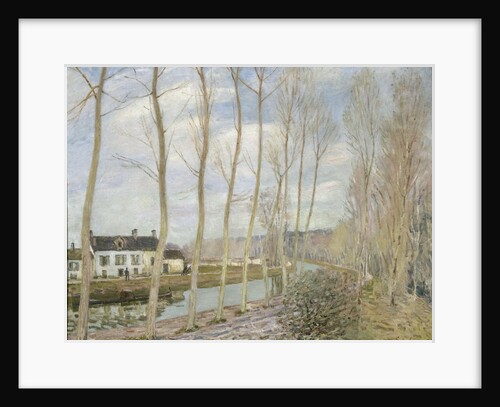 Canal du Loing, 1892 by Alfred Sisley