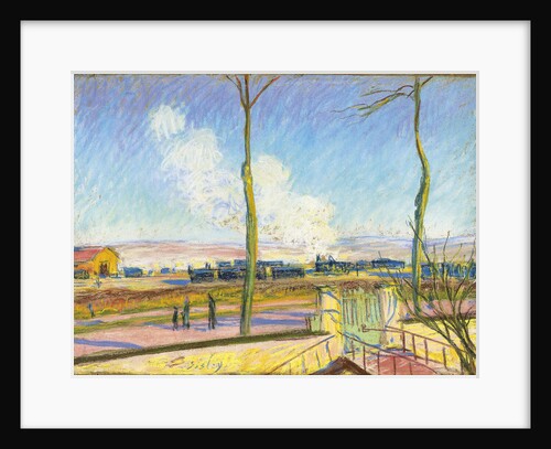 La gare de marchandises, c. 1880 by Alfred Sisley