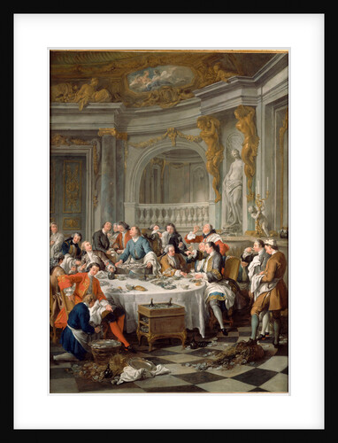 The Oyster Meal, 1735 by Jean-François de Troy