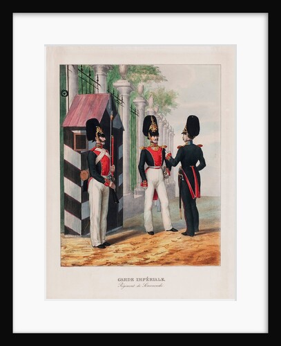 The Semenovsky Life-Guards Regiment, First quarter of 19th cen by Horace Vernet