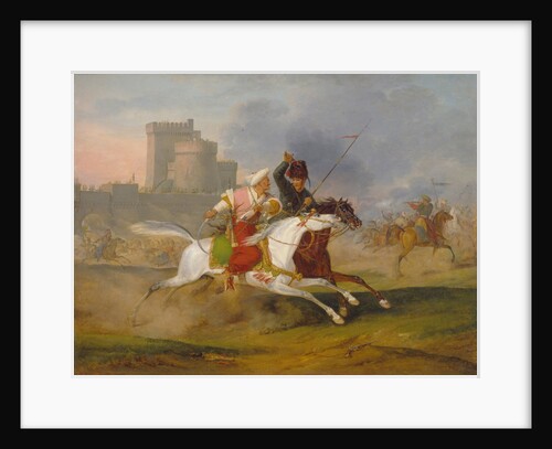Turk and Cossack, 1809 by Horace Vernet