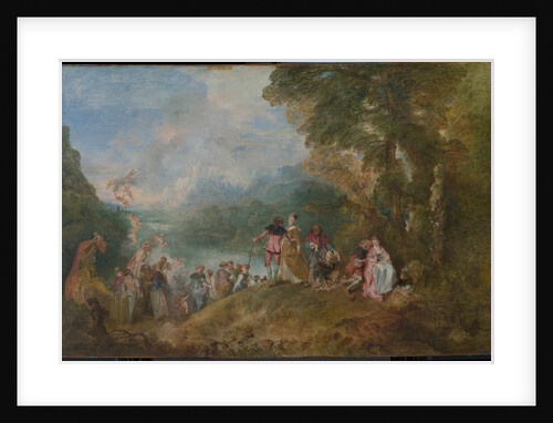 Pilgrimage to Cythera (Embarkation for Cythera), 1717 by Jean Antoine Watteau