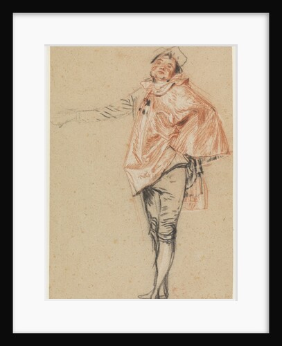 Study of a Standing Dancer with an Outstretched Arm, 1710 by Jean Antoine Watteau