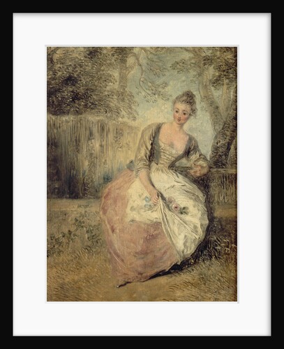 L?Amante inquiète, 1716-1720 by Jean Antoine Watteau