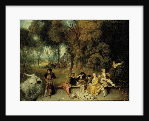 Pleasures of Love, ca. 1718-1719 by Jean Antoine Watteau