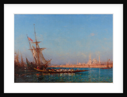 View of Istanbul, Second Half of the 19th cen by Felix-Francois George Ziem