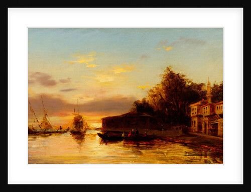 View of Istanbul, Second Half of the 19th cen by Felix-Francois George Ziem