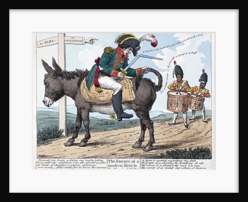 The journey of a modern hero, to the island of Elba, 1814 by Anonymous