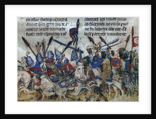 The Siege of Antioch during the First Crusade, ca 1200 by Anonymous