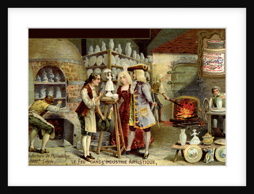 Porcelain manufacture in the 18th century (From a French Advertisement) by Anonymous