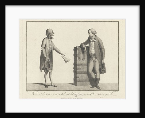 A Lucky and Unlucky Speculator, Second Half of the 18th cen by Anonymous