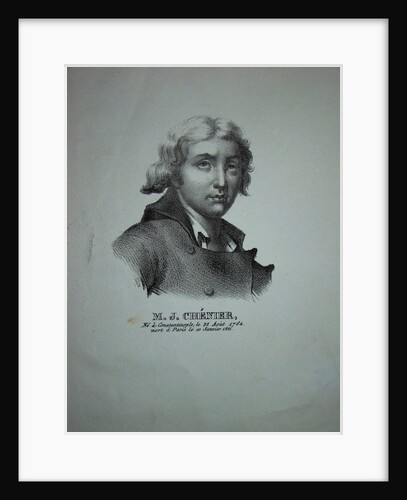 Portrait of the poet and dramatist Marie-Joseph Chénier by Anonymous