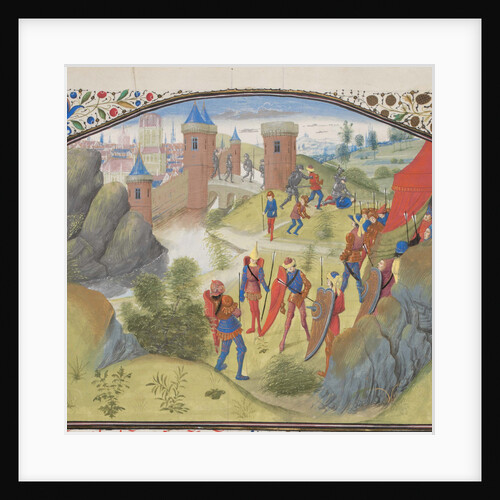 The Siege of Antioch. Miniature from the Historia by William of Tyre, 1460s by Anonymous