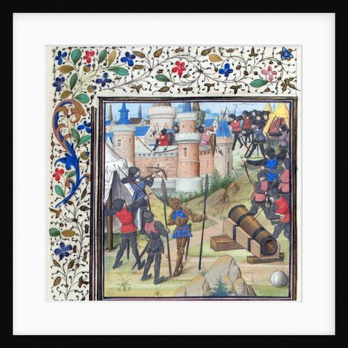 The Siege of Antioch. Miniature from the Historia by William of Tyre by Anonymous