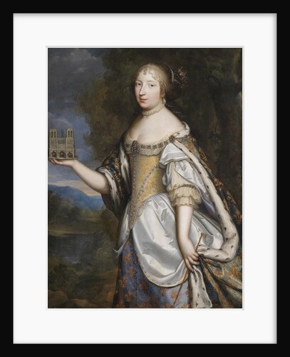 Portrait of Maria Theresa of Spain, Queen consort of France and Navarre by Charles Beaubrun