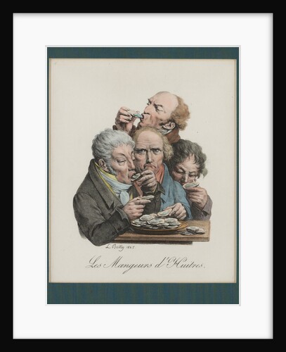 Slurping Oysters, 1825 by Louis-Léopold Boilly