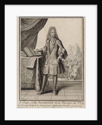 Composer Jean-Baptiste Lully, before 1711 by Henri Bonnart