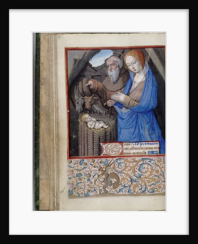 Nativity (Book of Hours), 1485-1499 by Jean Bourdichon
