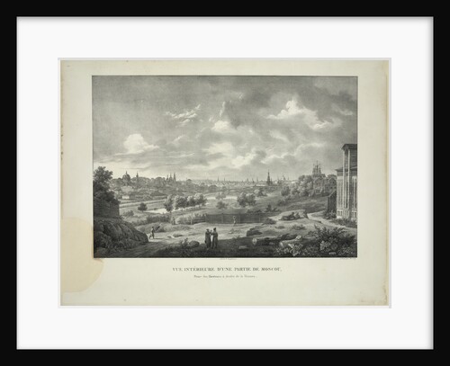 Over the Yauza River in Moscow, c. 1830 by Auguste Jean Baptiste Antoine Cadolle