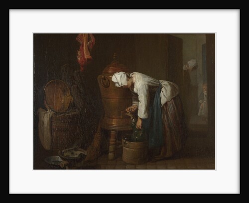 La Fontaine (The Water Cistern), 1733 by Jean-Baptiste Siméon Chardin