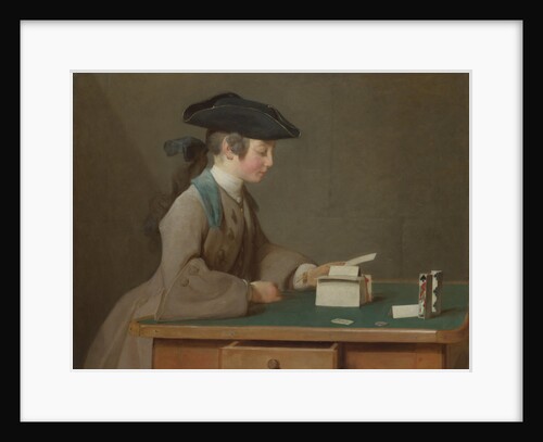 The House of Cards, c. 1736 by Jean-Baptiste Siméon Chardin