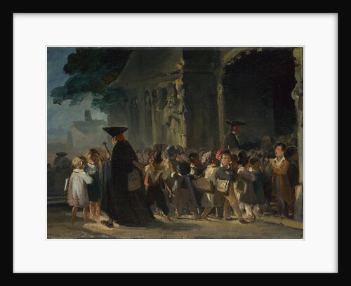 Children at a Church Door, Between 1817 and 1845 by Nicolas-Toussaint Charlet