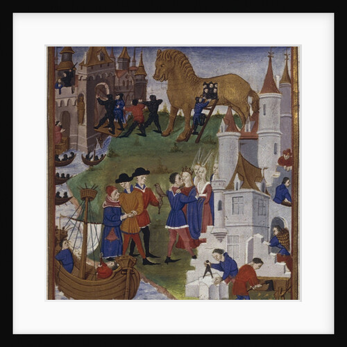 Illustration for the Epic The Aeneid by Virgil, 1450-1499 by Coëtivy Master