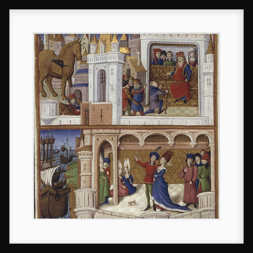 Illustration for the Epic The Aeneid by Virgil, 1450-1499 by Coëtivy Master