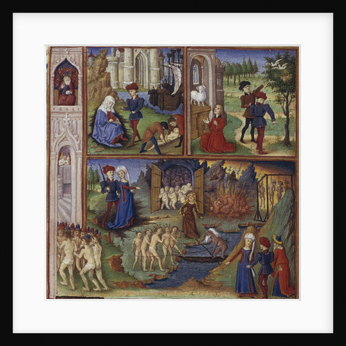 Illustration for the Epic The Aeneid by Virgil, 1450-1499 by Coëtivy Master