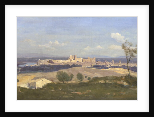 Avignon from the West, 1836 by Jean-Baptiste Camille Corot