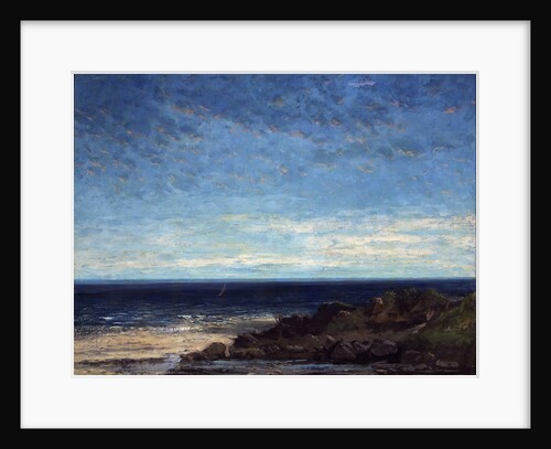 The Sea, 1867 by Gustave Courbet