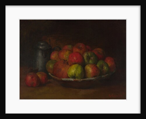Still Life with Apples and a Pomegranate, 1871-1872 by Gustave Courbet