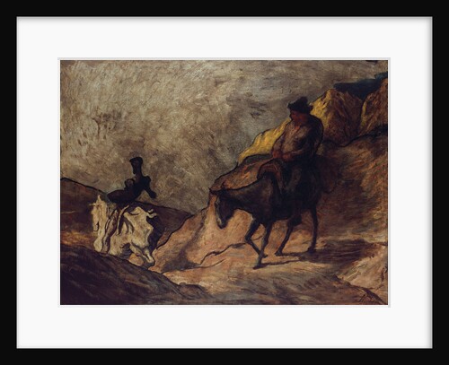 Don Quixote and Sancho Panza, 1866-1867 by Honoré Daumier
