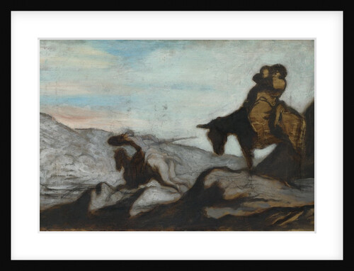 Don Quixote and Sancho Panza, ca 1855 by Honoré Daumier
