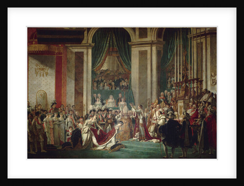 The Coronation of Napoleon, 1806-1807 by Jacques Louis David