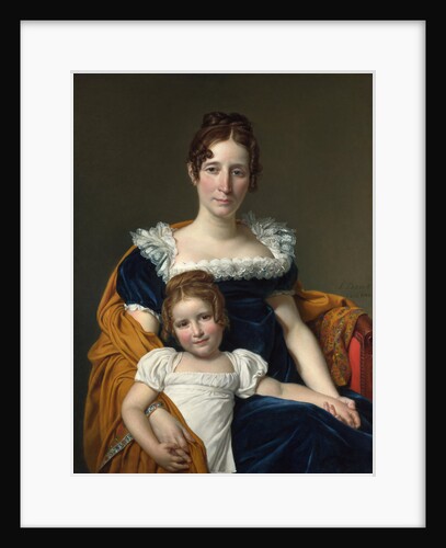 Portrait of the Comtesse Vilain XIIII and her Daughter, 1816 by Jacques Louis David