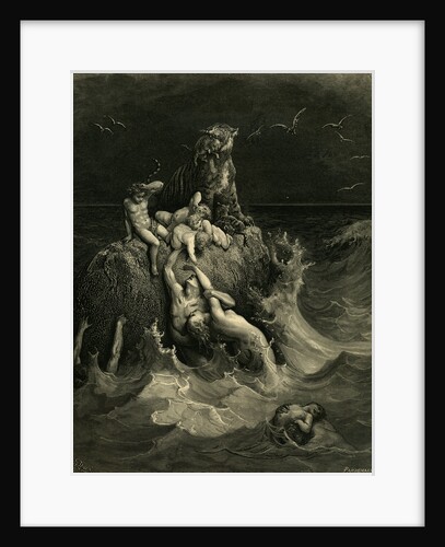 The Deluge (Frontispiece to the illustrated edition of the Bible), 1866 by Gustave Doré