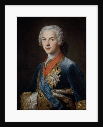 Louis, Dauphin of France (1729?1765), son of King Louis XV, c. 1745 by François-Hubert Drouais